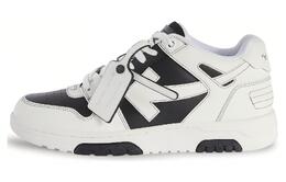 Off-White БЕЛЫЕ низкие кроссовки Out Of Office Ooo «Черно-белые» omia189s24lea0041001 | black white