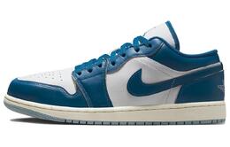 Кроссовки 1 Low Industrial Blue Jordan, синий/белый fn5214-141 | blue white