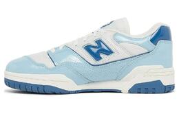 Кроссовки 550 Chrome Blue Patent New Balance, синий/белый bb550yke | blue white