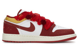 Jordan Баскетбольные кроссовки Air 1 Vintage, низкие, мужские, белые/золотые fj3459-160(team80-男款爱意永存) | red white gold