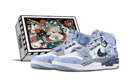 Баскетбольные кроссовки Legacy 312 High Top Vintage, мужские, цвет Tranquil Gray Jordan, Space Wander Gray av3922-002(team28-男款银河来信s-box) | space wander gray