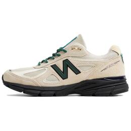 Кроссовки 990v4 MiUSA Teddy Santis Macadamia Nut New Balance, белый/зеленый u990gb4 | white green