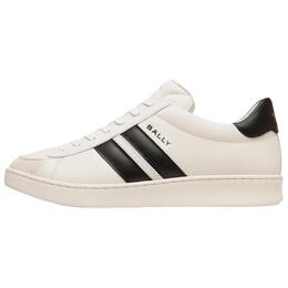 Кроссовки Stripe-detail Leather Sandals Bally, черный/белый 6308060 | black white