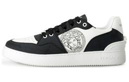 Versace Низкие кроссовки для скейтбординга FANSIZHE, мужские, черно-белые 1002779 1a02195 2w630 | black white