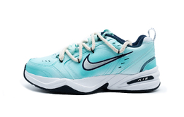 Nike M2K Амортизирующие Противоскользящие Легкие Поддерживающие Низкие Массивные Кроссовки Мужские Синие Розово-Голубые 415445-102（team240-渐变 喷绘） | pink blue
