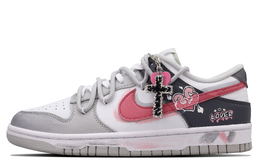 Nike Кроссовки для скейтбординга Dunk Emotion Year Of The Dragon Love And Redemption с низким верхом, износостойкие, мужские, черно-розовые dv0831-101(team53-男款爱与救赎) | black pink