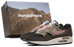 Nike Air Max 1 Повседневные кроссовки мужские низкие розовый/коричневый/черный fd9082-107(teamh-男款沙地之心s-box) | pink brown