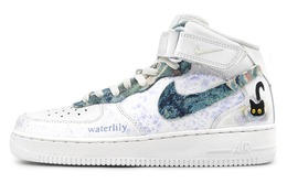 Кроссовки Nike Air Force 1 Mid Top Skateboard мужские бело-фиолетовые cw2289-111(team142-男款莫奈睡莲白紫) | white purple