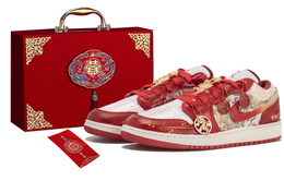 Jordan Баскетбольные кроссовки Air 1 Low Top Vintage, мужские, золотисто-красные fj3459-160(team拾玖-飞龙在天s-box) | gold red