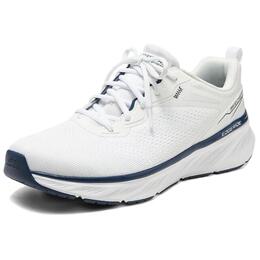 Спортивные низкие повседневные кроссовки мужские бело-синие Skechers, White/Marine Blue 232836-wnv | white/marine blue