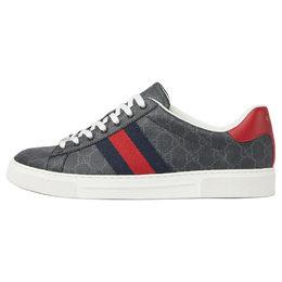 Gucci Кроссовки Ace 'GG Supreme Canvas Black' 760775 facmz 1065 | gray