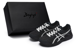 Asics Кроссовки для бега Gel-Contend 4 с низким верхом, противоскользящие, износостойкие, мужские, черно-белые t8d4q-020(team80-男款幻影白s-box) | black white