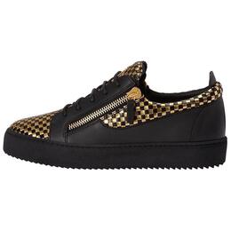 Giuseppe Zanotti /GZ Низкие мужские кроссовки для скейтбординга, черно-золотые ru90098k13限时 | black gold