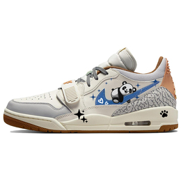 Jordan Баскетбольные кроссовки Legacy 312 Vintage, низкие, мужские, бежево-коричневые hf0746-041(team56-慵懒熊猫) | beige brown