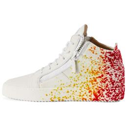 Giuseppe Zanotti /Кроссовки для скейтбординга GZ Kriss Mid-Top, мужские, белые rm30003002限时 | shoe box not included