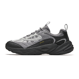 Кроссовки Anta Running Collection с низким верхом, нескользящие, износостойкие, амортизирующие, мужские, серо-черные 912445585-4 | microchip gray/sandstorm gray/basic black