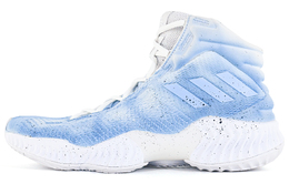 Adidas Баскетбольные кроссовки Pro Bounce 2018, мужские, высокие, сине-белые fw0902(team107-蔚蓝之海) | blue white