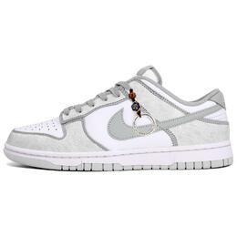 Nike Dunk Устойчивые к истиранию противоскользящие низкие кроссовки для скейтбординга мужские серые серебристые белые dd1391-103(team113-祥瑞) | gray white silver