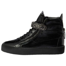 Кожаные кроссовки Coby Giuseppe Zanotti, черный ru40016001 | black