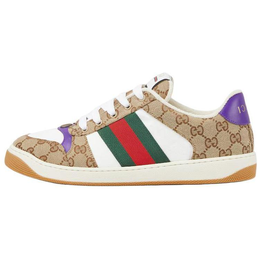Gucci Кроссовки Screener «Бежевый фиолетовый» 812638 fad3u 9752 | brown