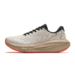 Кроссовки Anta Running Collection с низким верхом, противоскользящие, износостойкие, для бега на короткие дистанции, мужские, бежево-коричневые 112445534-6 | mud gray/basic black