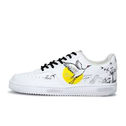 Nike Легкие и дышащие низкие кроссовки для скейтбординга, мужские, черные, белые, желтые dh2987-101(team589-齐鹤与飞 ） | black white yellow