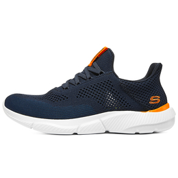 Ингрэм Повседневные синие кроссовки Skechers, сине-оранжевые 210281-nvor | blue orange