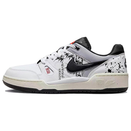 Nike Кроссовки Full Force Ink Wash Bamboo Forest Anti-Slip Wear-Resistant Low-Top Skateboard Shoes Men's White Black fb1362-101(team56-水墨竹林) | white