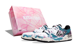 Nike Износостойкие низкие кроссовки для скейтбординга Full Force, мужские, белые, фиолетово-зеленые fb1362-101（team250-碧落紫霁s-box） | white purple green