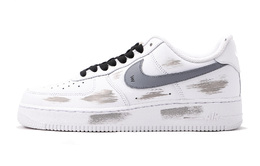 Nike Кроссовки Air Force 1 Slip-Resistant Coverage Low-Top для скейтбординга, мужские, белые cw2288-111(team-59男款黑白二) | white