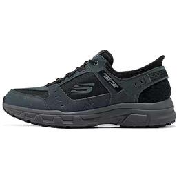 Мужские походные кроссовки Skechers Low Top серебристо-черные 237450-slbk | silver/black