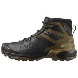 Мужские треккинговые кроссовки Salomon X Ultra Anti-Slip, износостойкие, водонепроницаемые, среднего размера, черно-зеленые l47585700 | black/olive green