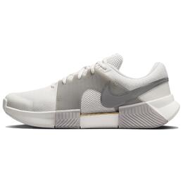Nike Кроссовки Court Gp Challenge 1 Hc Premium Phantom College Grey Metallic Gold Metallic Pewter fz1244-001 | gray white