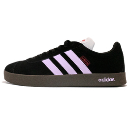 Adidas Кроссовки для скейтбординга VL COURT 2.0, износостойкие, низкие, унисекс, цвет черный, фиолетовый hq1801(team562-凤仙) | black purple