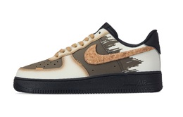 Nike Кроссовки для скейтбординга Air Force 1 унисекс, низкие, коричневые/черные/серые/белые cw2288-001（team144-焦糖咖啡） | coffee