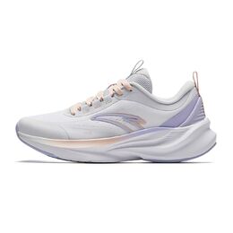 Кроссовки Anta Suburban Cushioning с низким верхом, износостойкие, женские, серые, белые, фиолетовые 122445507-3 | sand grain gray/snowflake white/cool purple-3