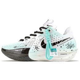 Nike Баскетбольные кроссовки Air Zoom GT Cut 3 с низким верхом, износостойкие и нескользящие, унисекс, белые, зеленые dv2918-102(team40-薄荷街头) | white green