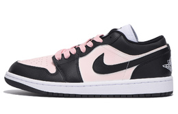 Jordan Баскетбольные кроссовки Air 1 Slip-Resistant Coverage Low-Top Vintage, женские, черно-розовые dc0774-101(team59-女款黑粉八) | black pink