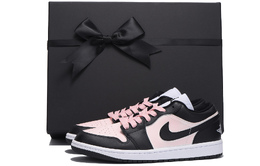 Jordan Баскетбольные кроссовки Air 1 Slip-Resistant Coverage Low-Top Vintage, женские, розовые dc0774-101(team59-女款黑粉四sbox) | pink