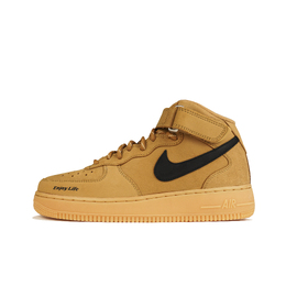 Nike Кроссовки для скейтбординга Air Force 1 с противоскользящей подошвой, износостойкие, унисекс, темно-коричневые dj9158-200(team陆-冷酷小麦) | dark brown