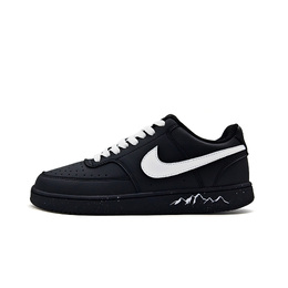 Nike Кроссовки Court Vision Low Mountain Hiking Guest с низким верхом, износостойкие и нескользящие, для скейтбординга, унисекс, черно-белые dh2987-002(team471-山行留客) | black white
