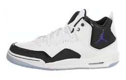 Jordan Кроссовки Courtside 23 "White Dark Concord" GS ar1002-104 | white black