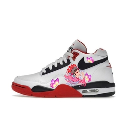 Nike Баскетбольные кроссовки Flight Legacy Cushioning Mid-Top Vintage Unisex Red White bq4212-100(team641-祝英台）玉带凤蝶 | red white