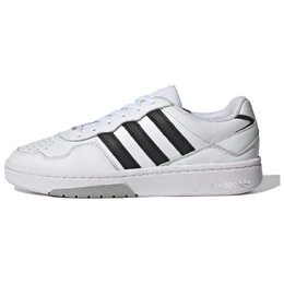 Adidas Кроссовки для скейтборда Courtic с противоскользящим покрытием, износостойкие, унисекс, белые, черные jq5042 | white/black