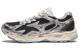 Mizuno Износостойкие низкие кроссовки для бега унисекс, черные, серебристые d1gh223518(teamb-拓荒者钢铁之森) | black