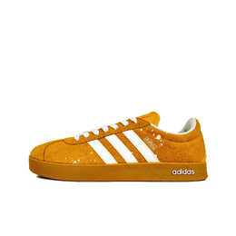 Adidas Кроссовки для скейтбординга VL COURT 2.0 Bubble Wheat с противоскользящим износостойким верхом, унисекс, желто-белые ji0495(team619-气泡小麦) | yellow white