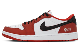 Jordan Баскетбольные кроссовки Air 1 Vintage, унисекс, низкие, красные/белые/черные cz0790-161(team84-蛇腾四海) | black white red