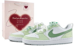 Nike Низкие противоскользящие износостойкие кроссовки для скейтборда Court Borough GS Mint Green dv5456-109(team97-字母薄荷奶绿s-box） | mint milk green