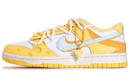 Nike Dunk Skateboard Женские Низкие Кроссовки Белый Желтый Серый dd1503-002(team79-女款谁动了我的奶酪) | white yellow