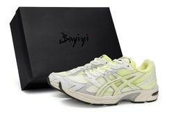 Asics Кроссовки для бега Gel-1130 с амортизацией и износостойкостью, унисекс, желто-серые 1201a256-118(team80-风禾尽起黄sbox) | yellow gray